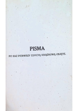 Mochnacki Pisma 1910 r.