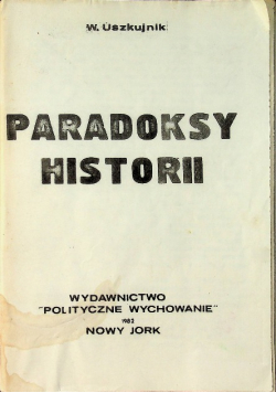 Paradoksy Historii
