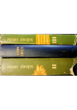 Pismo Święte Starego i Nowego Testamentu, Tom od 1 do 3