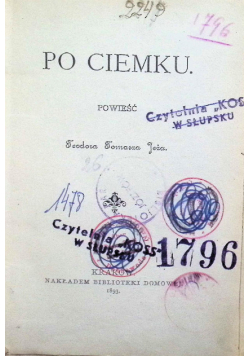 Po ciemku 1893r.