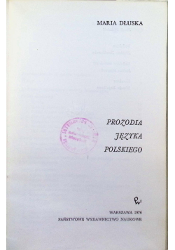 Prozodia języka polskiego