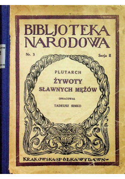 Żywoty sławnych mężów 1921 r