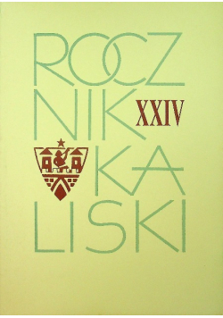 Rocznik Kaliski Tom XXI