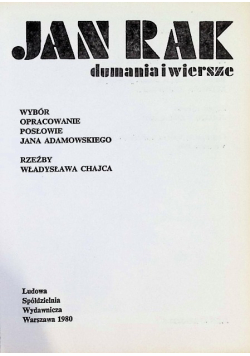 Dumania i wiersze