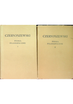 Czernyszewski Pisma filozoficzne Tom 1 i 2