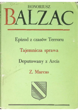 Epizod z czasów Terroru tajemnicza sprawa Deputowany z Arcis