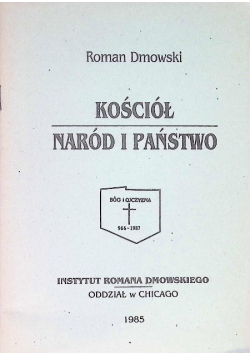 Kościół naród i państwo