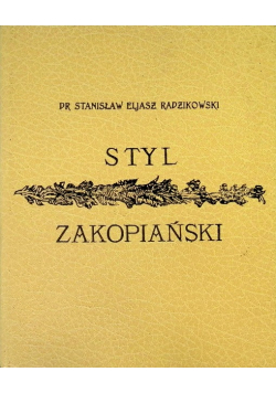Styl zakopiański