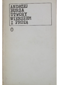 Utwory wierszem i prozą