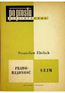 Praworządność, sejm