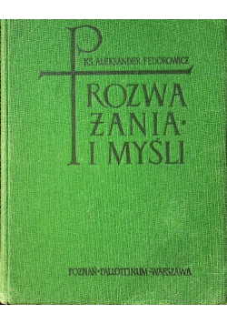 Fedorowicz Rozważania i myśli