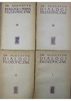 Dialogi filozoficzne Tom 1 do 4