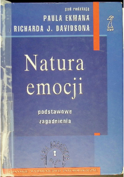 Natura emocji podstawowe zagadnienia