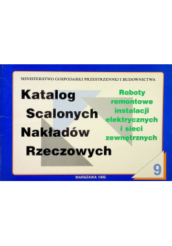 Katalog scalonych Nakładów Rzeczowych