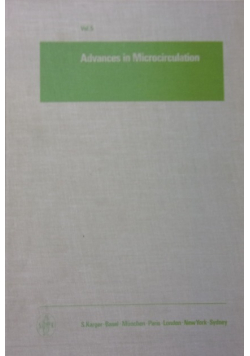 Advances in Microcirculation