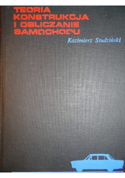 Teoria konstrukcja i obliczanie samochodu