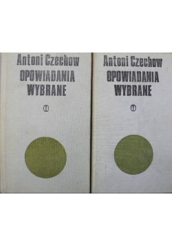 Czechow Opowiadania wybrane Tom 1 i 2