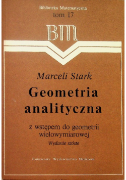Geometria Analityczna Tom 17