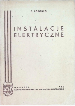 Instalacje elektryczne