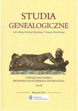 Studia genealogiczne Tom III