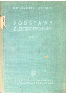 Podstawy elektrotechniki Część II