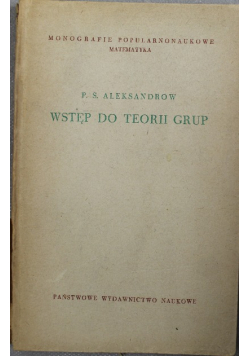 Wstęp do teorii grup