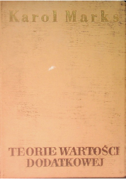 Teorie wartości dodatkowej