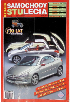 Katalog Samochody Stulecia Nr 1 / 00