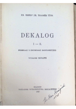 Dekalog I - II 1947 r.