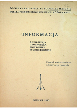 Informacja Radiestezja Geotronika Biotronika
