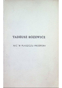 Nic w płaszczu prospera
