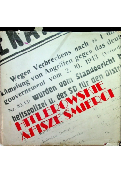 Hitlerowskie afisze śmierci