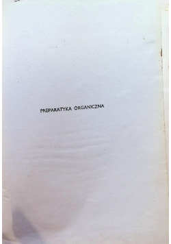 Preparatyka organiczna