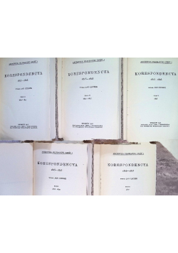Archiwum Filomatów Korespondencya Tom 1 do 5 1913 r.