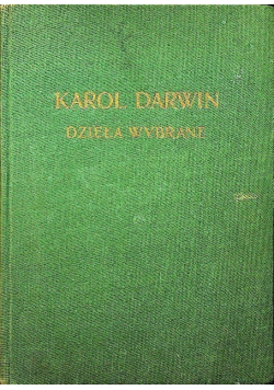 Darwin Dzieła wybrane Tom V