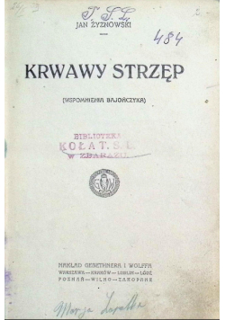 Krwawy strzęp 1923 r.