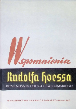 Wspomnienia Rudolfa Hoessa