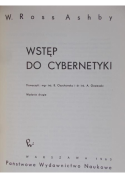 Wstęp do Cybernetyki