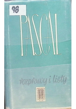 Pascal rozprawy i listy