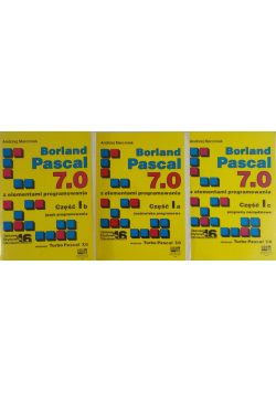 Borland Pascal 7 0 z elementami programowania Część I a do c