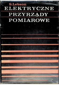Elektryczne przyrządy pomiarowe