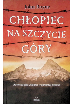 Chłopiec na szczycie góry