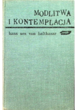 Modlitwa i kontemplacja