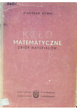Koło matematyczne Zbiór materiałów