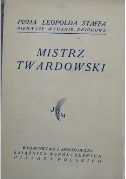 Mistrz Twardowski  1931 r