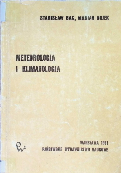 Meteorologia i Klimatologia