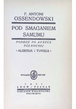 Pod Smaganiem Samumu 1927 r