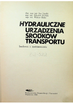Hydrauliczne urządzenia środków transportu