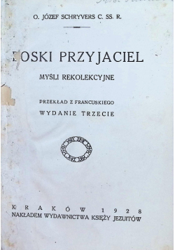 Boski Przyjaciel 1928 r.