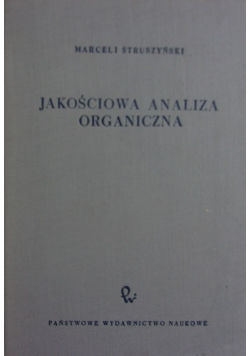 Jakościowa analiza organiczna